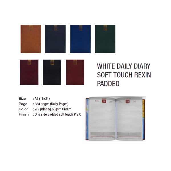 WHITE DAILY DIARY